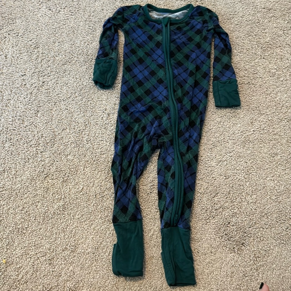 little sleepies onesie 6-12m bamboo pajamas